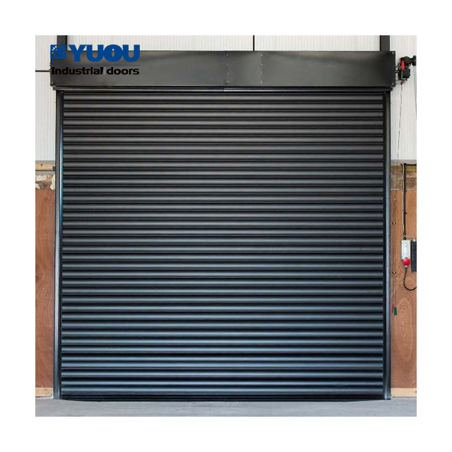 Windproof Heavy Duty Galvanized Steel Rolling Shutter Door for Warehouse