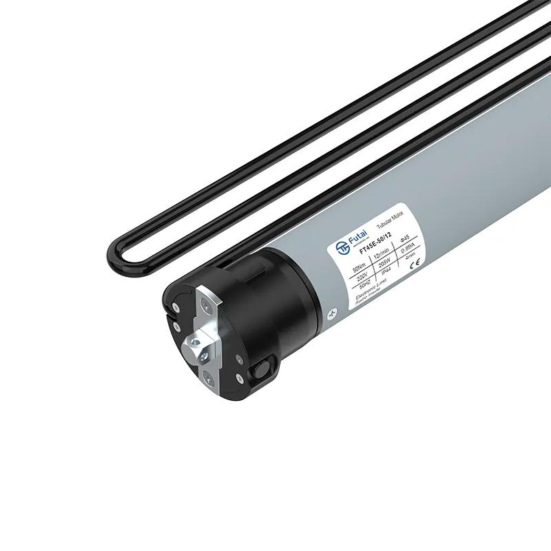 Wide Torque Range Dual Voltage Smart Roller Shutters AC Tubular Motor