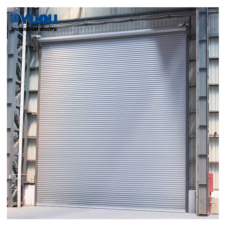 High Quality Steel Shutter With Remote Control Rolling Up Doors Factory Security Gate Roller Shutter Door