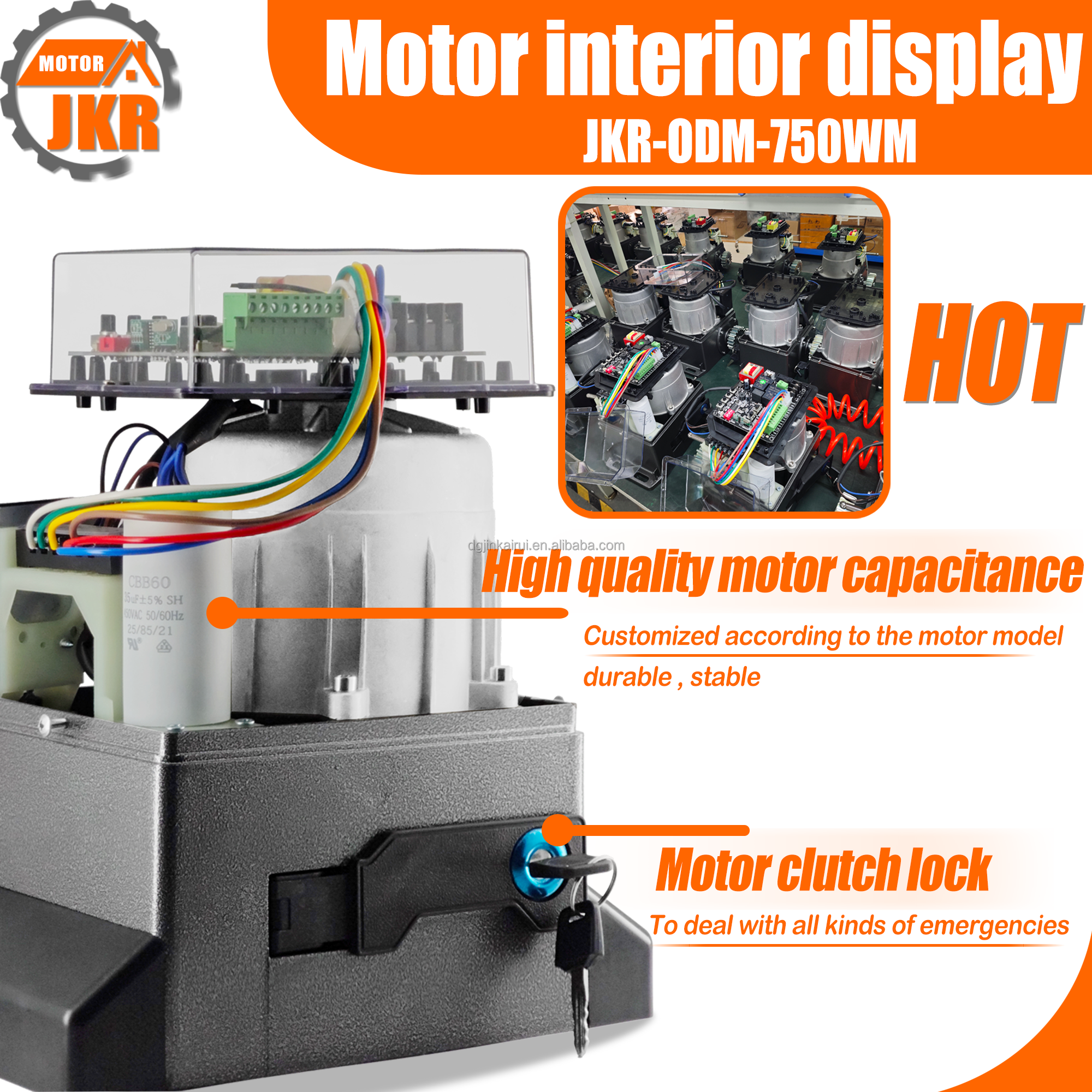 New High-Quality Tuya App-Controlled Pure Copper Custom Sliding Door Motor System Automatic Gate Opener Kit