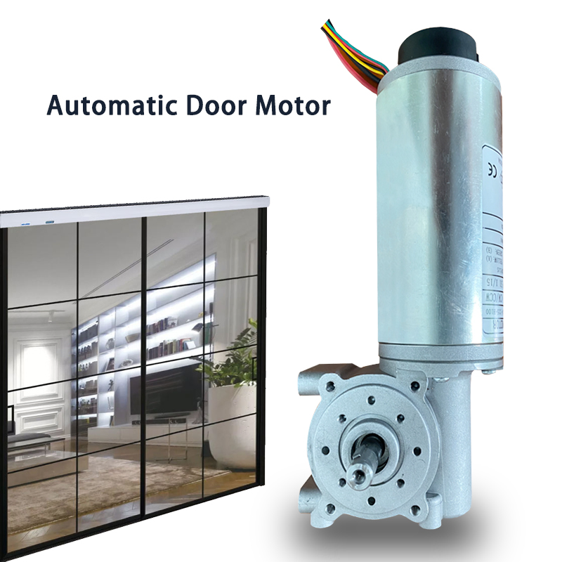 Wewin 63mm DC24V 100W Brush Automatic Sliding Door Motor in Door Opener