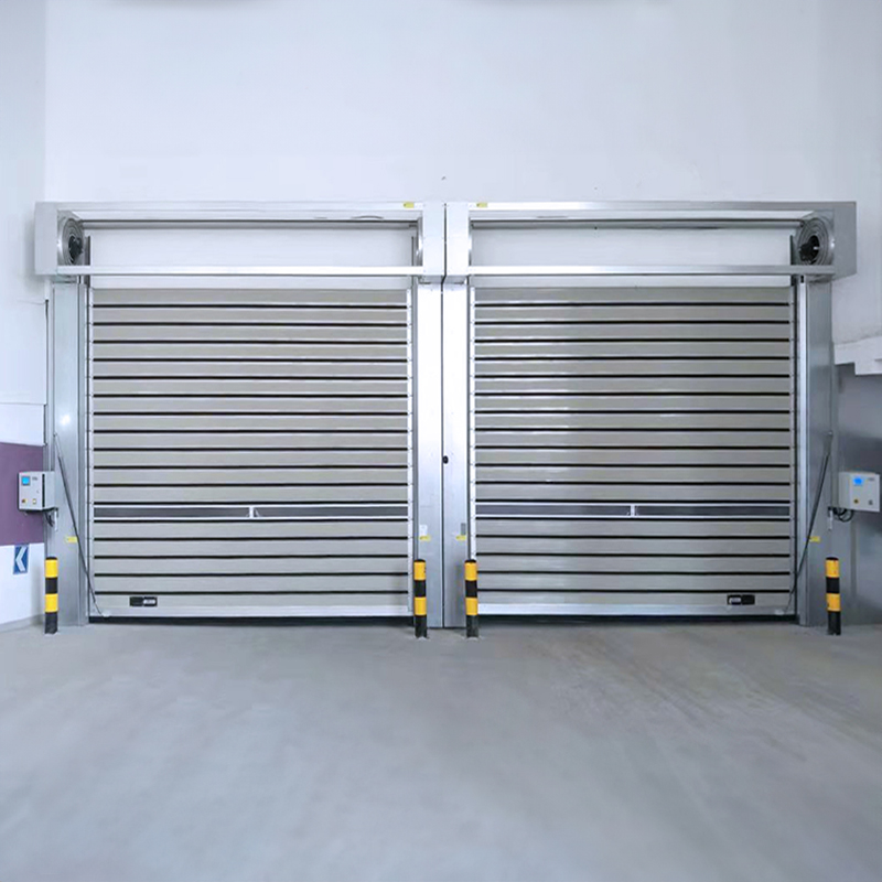 Industrial Anti-Wind Aluminum High Speed Spiral Door | Automatic Rolling Shutter Door For Warehouse And Factory
