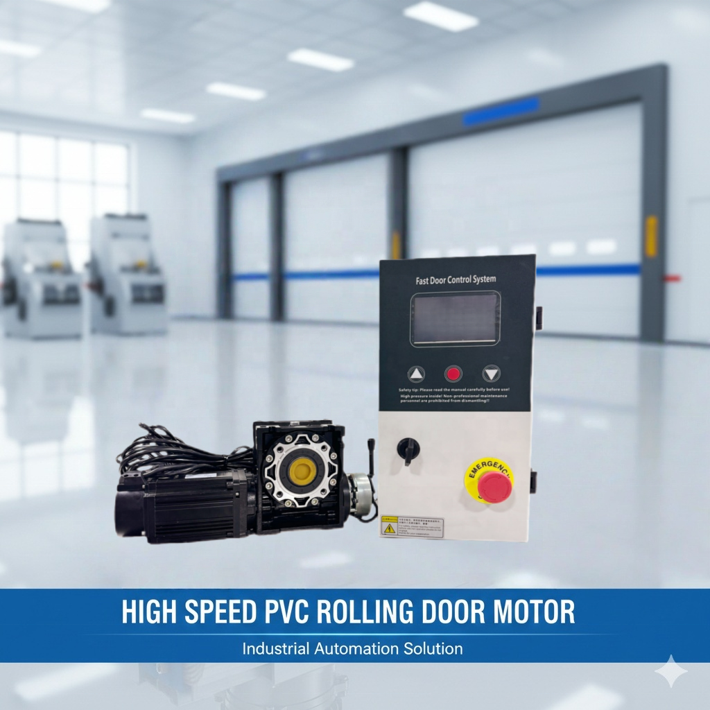 New Launch Factory Price Automatic Control 1500W Rapid Door Motor PVC High Speed Door Servo Control System Motor And Opener