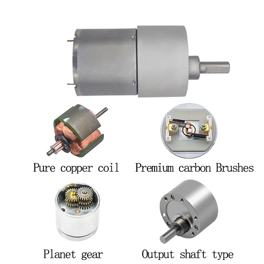 37RGM3530 DC Gear Motor 12v 24v Robot Parking Lock Cooking Machine Smart Toilet Equipment