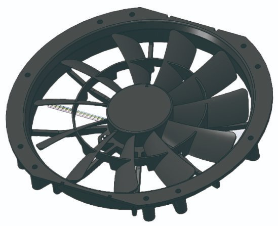 Commercial Refrigeration Equipments Protection Type Roller Shutter Freezer Fan Motor