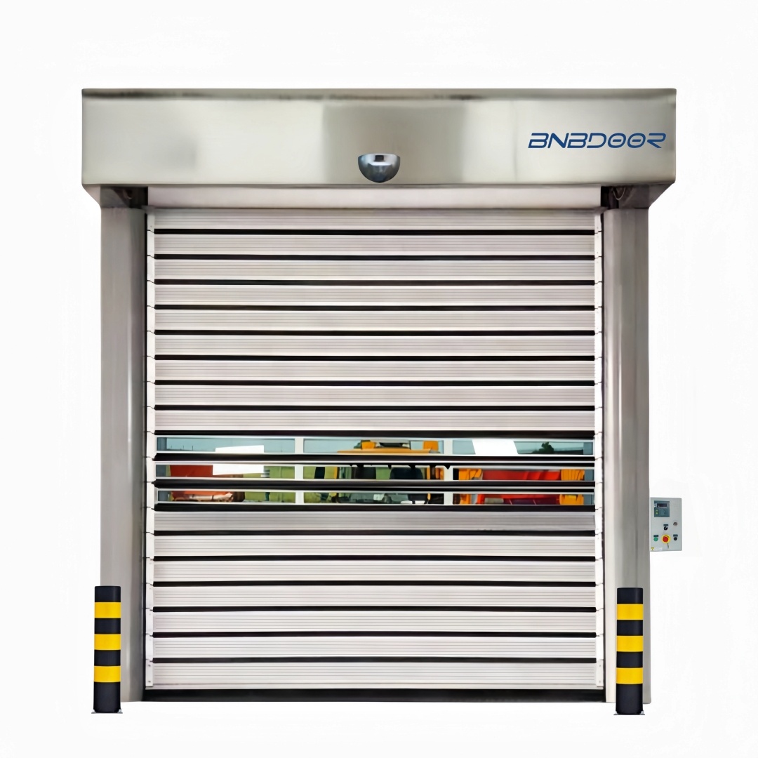 Customized Automatic Roll up Garage Roller Shutter Rolling Puerta Seccional Exterior Fast Rolling High Speed Spiral Door