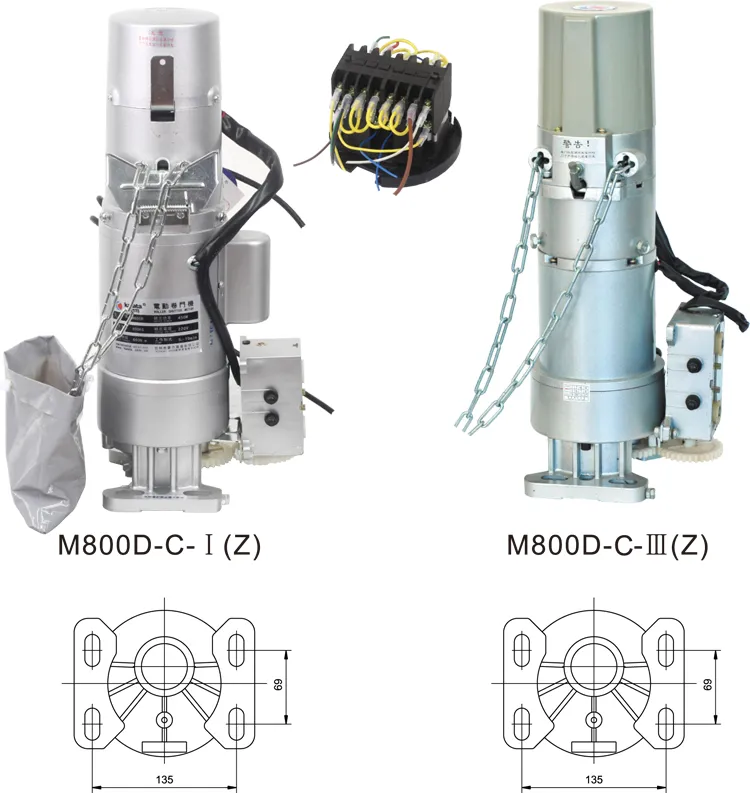Side Mounted Roller Shutter Motor System