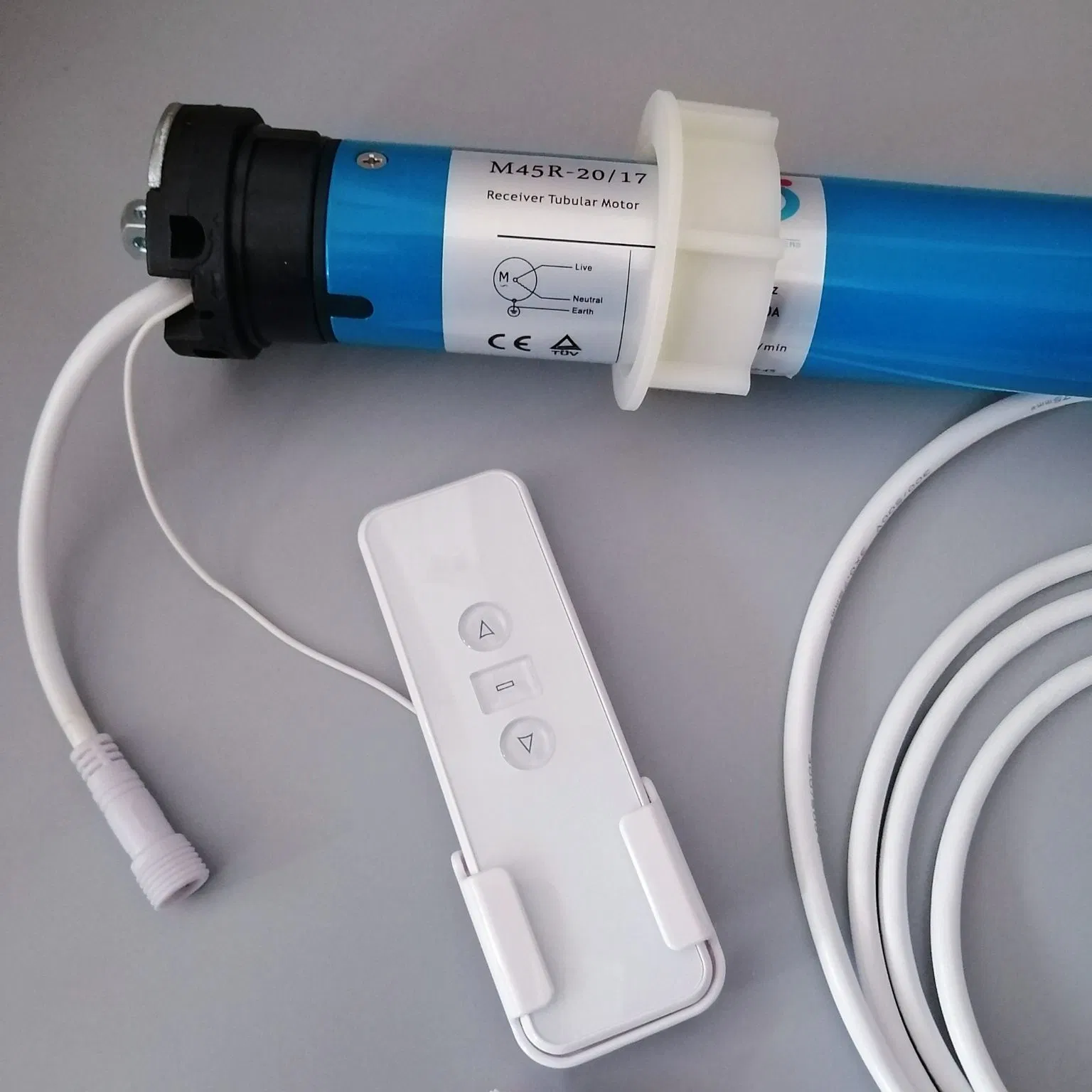 35mm, 45mm 59mm Roller Shutter Roller Blinds Tubular Motor with WiFi Smart Built-in Controller