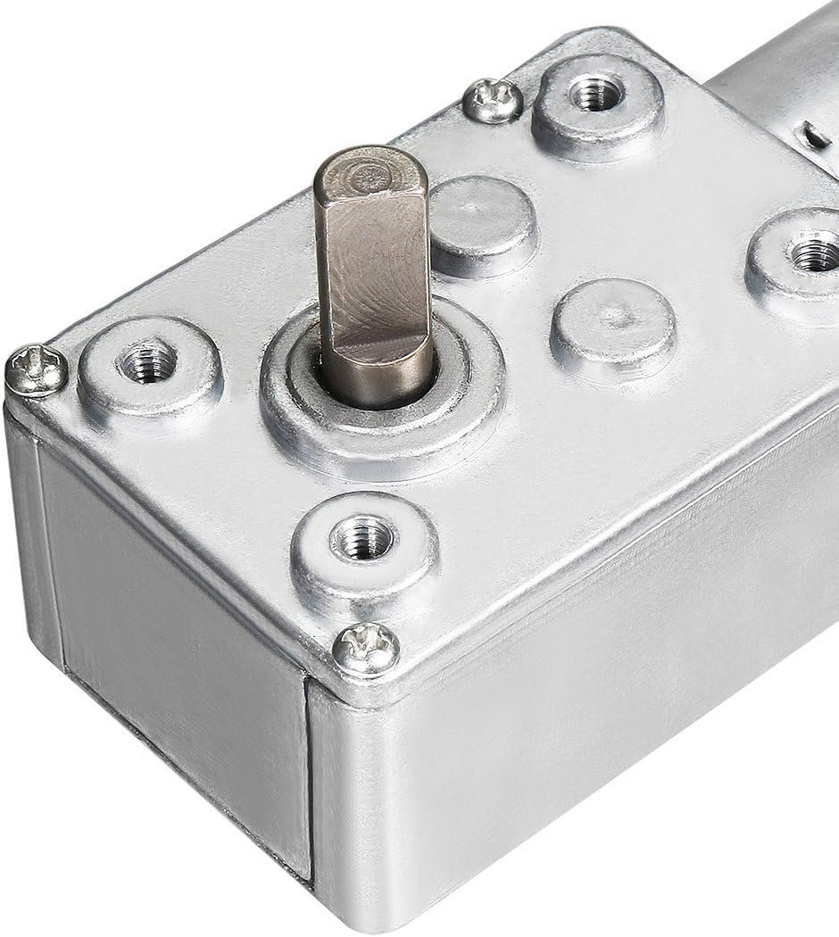 Jgy370 High Torque DC 6V 12V 24V Turbo Worm Gear Motor 46mm Self-Locking Micro Gear Motor for Electric Curtain and Window Opener