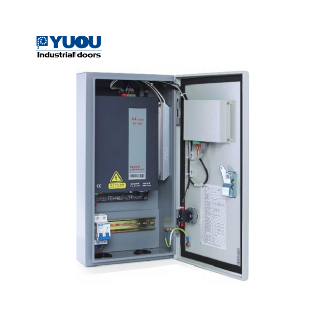Metal Spiral Rapid Door Servo Motor 220v or Custom Voltage 0.55//0.75/1.5/2.2kw for High Speed Door with English Panel
