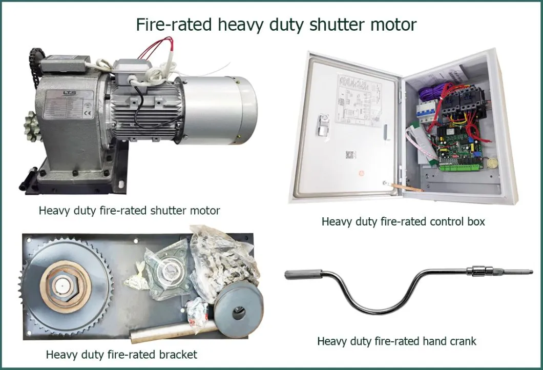 3000-3p Fire Rated Heavy Duty Shutter Motor 4000kg Fire-Proof Operator