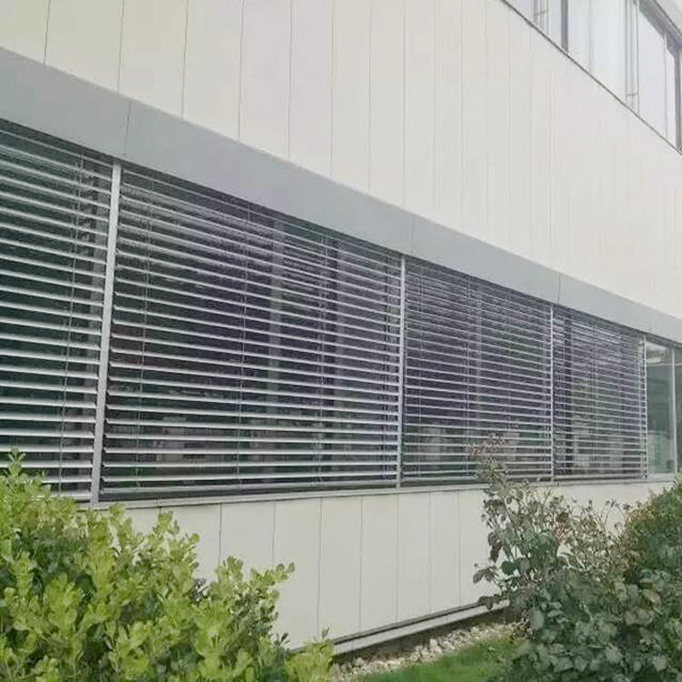 Fashions International Outdoor Aluminum Venetian Blinds Motorized Outdoor Voice Control Cassette Window Louver Aluminum Blinds