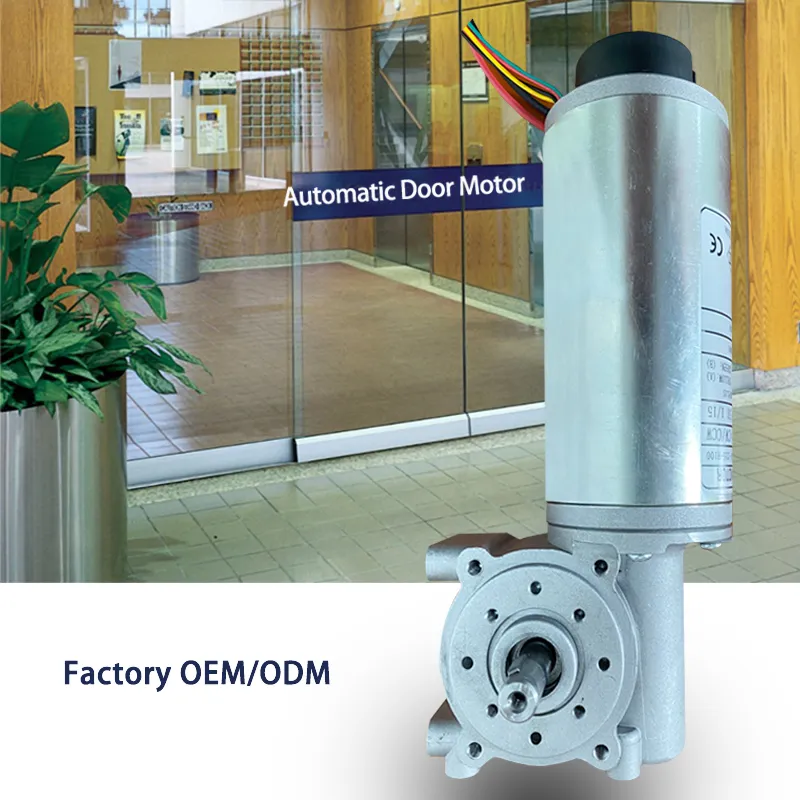 63mm DC24V 100W Brush Automatic Sliding Door Motor in Door Opener