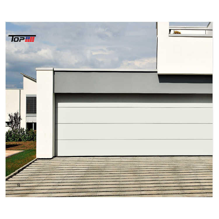 Factory Price Customize Remote Control Galvanized Steel Security Automatic Sliding Waterproof Finished Garage Door Motor
