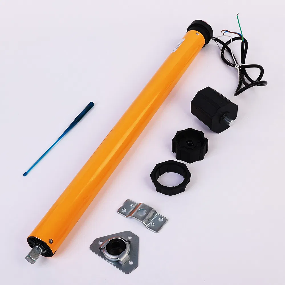 Wide Torque Range Dual Voltage Smart Roller Shutters AC Tubular Motor