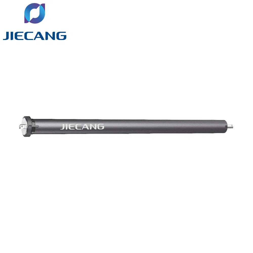Jiecang Household Electric Quiet Constant Speed Intelligence Roller Shutter 110V/230V Power Supply AC Linear Tubular Motor with Mechanical Limit Switch