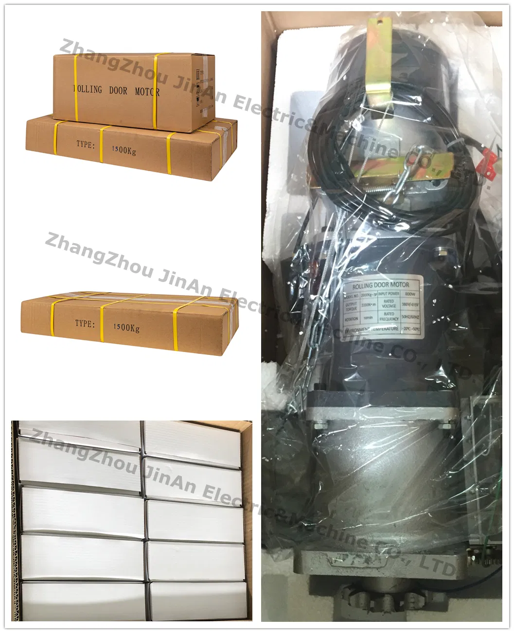 Packing and Loading Roller Shutter Motors