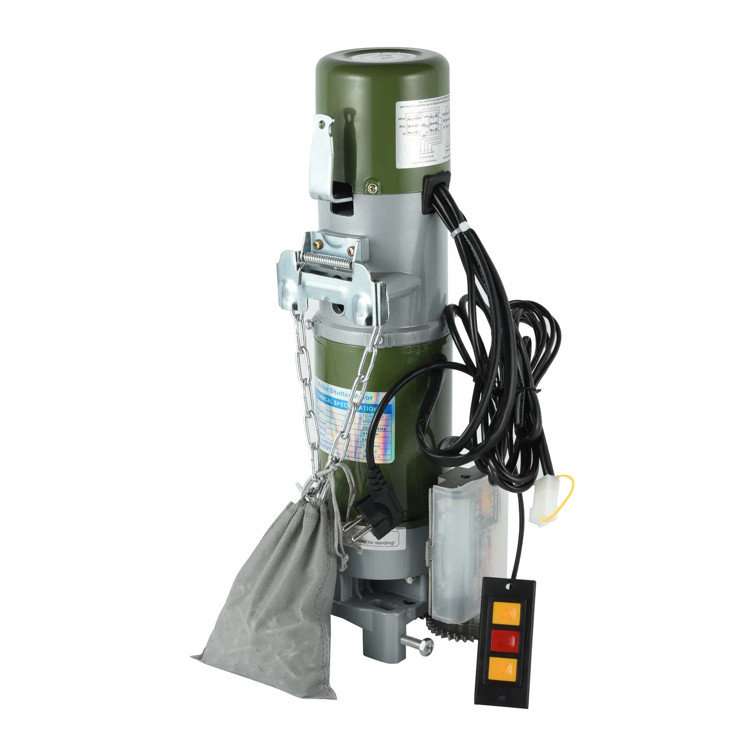 High Torque 600kg AC Rolling Shutter Door Motor with Chain Copper Wire