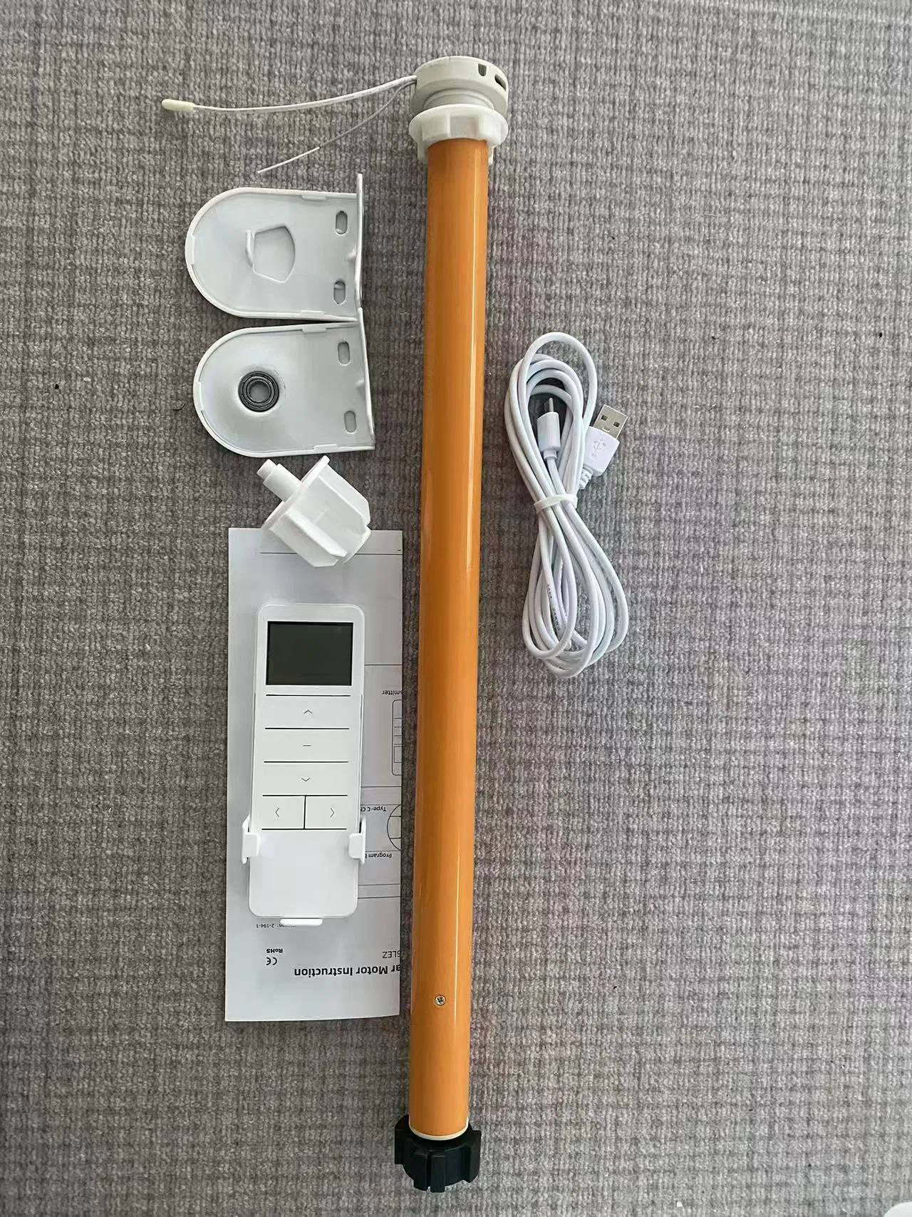 Zigbee Lithium Battery Smart Home 25lez 1.5n Roller Shades Tubular Motor
