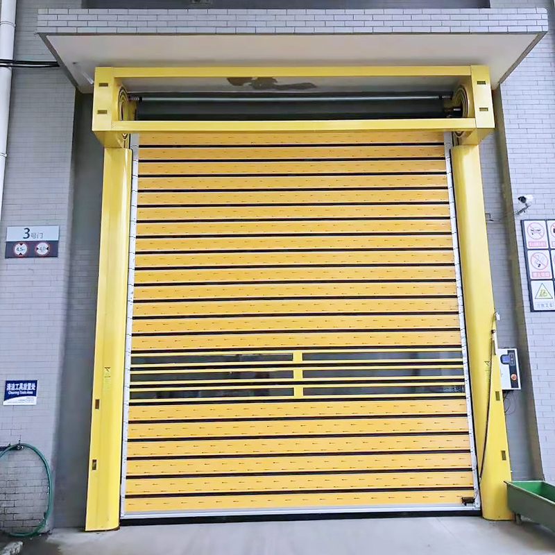Industrial Anti-Wind Aluminum High Speed Spiral Door | Automatic Rolling Shutter Door For Warehouse And Factory