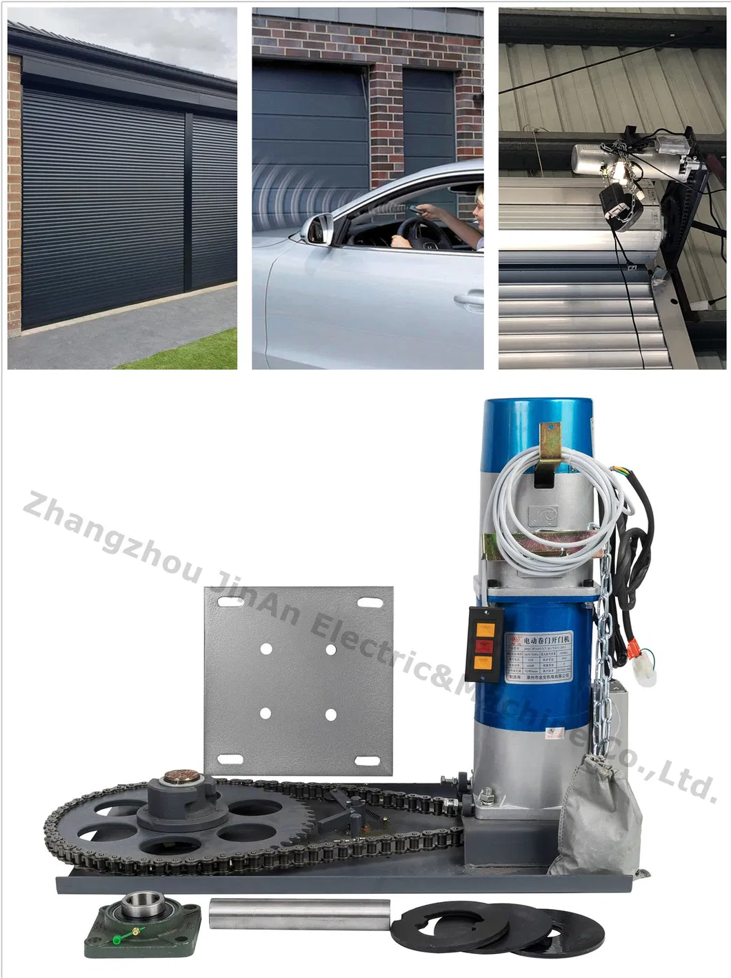 Electric AC Side Motor Roller Shutter Motor Rolling Door Motor for Garage Door AC2000kg-3p
