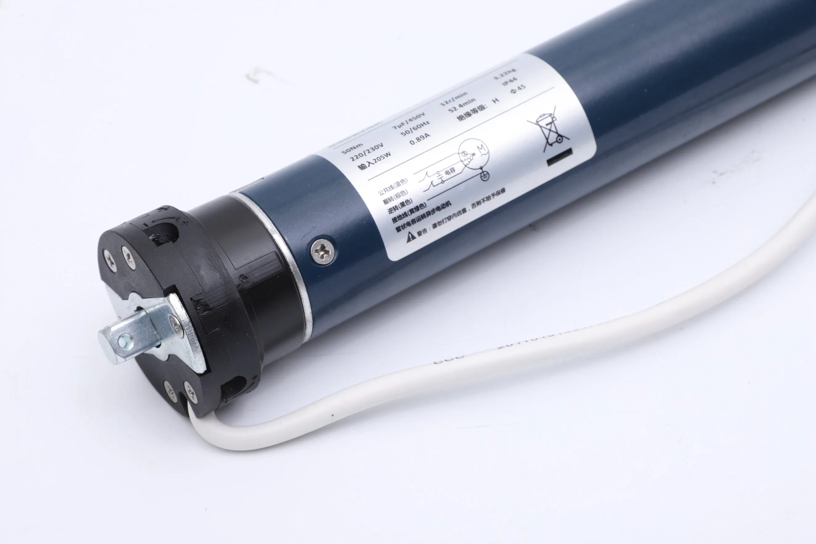 Heavy-Duty 45mm Standard Tubular Motor: High Torque for Large Roller Blinds &amp; Shutters