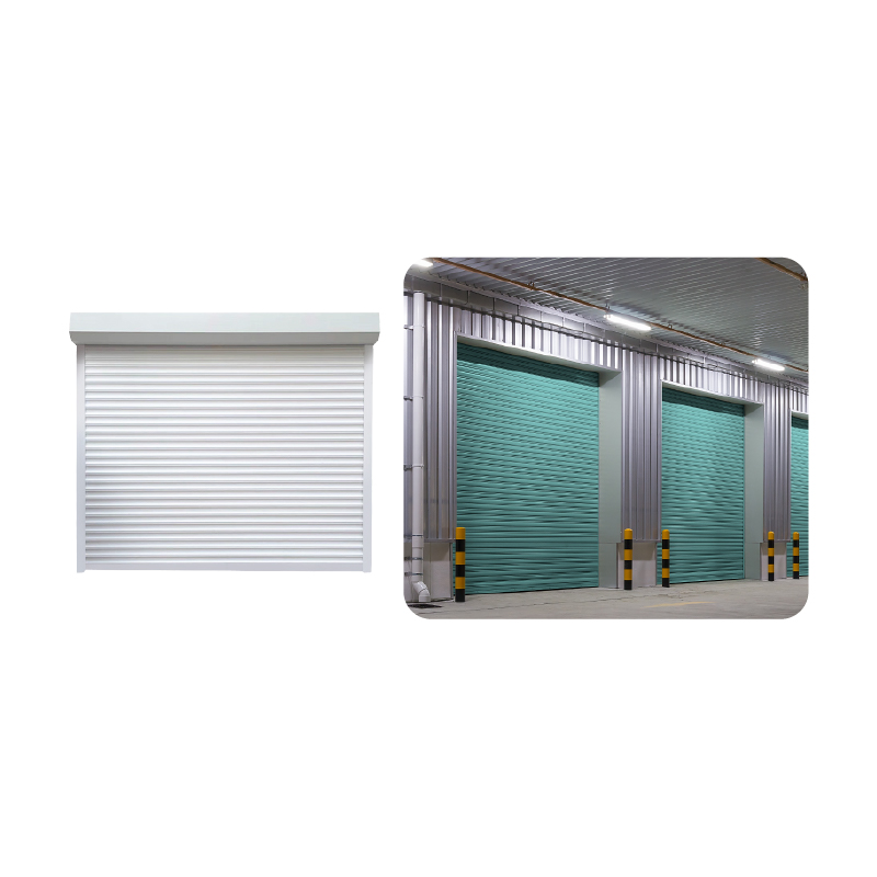 Anti-theft Industrial Electric Roller Shutter Door Color Steel Automatic Manual Drive Customizable Colors 1 Year