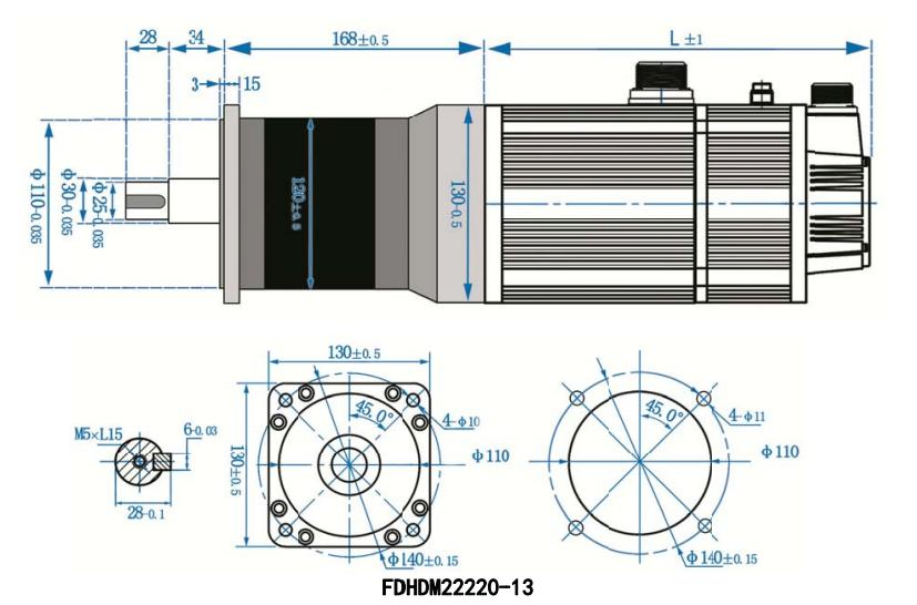 DC High Speed Curtain Roller Shutter Tubular Central Motor