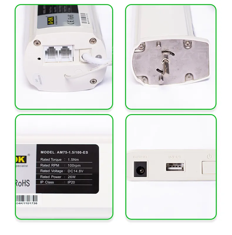 Aok Am75-1.5/100-Es External Battery DC Curtain Motor AC702-01 Battery Pack