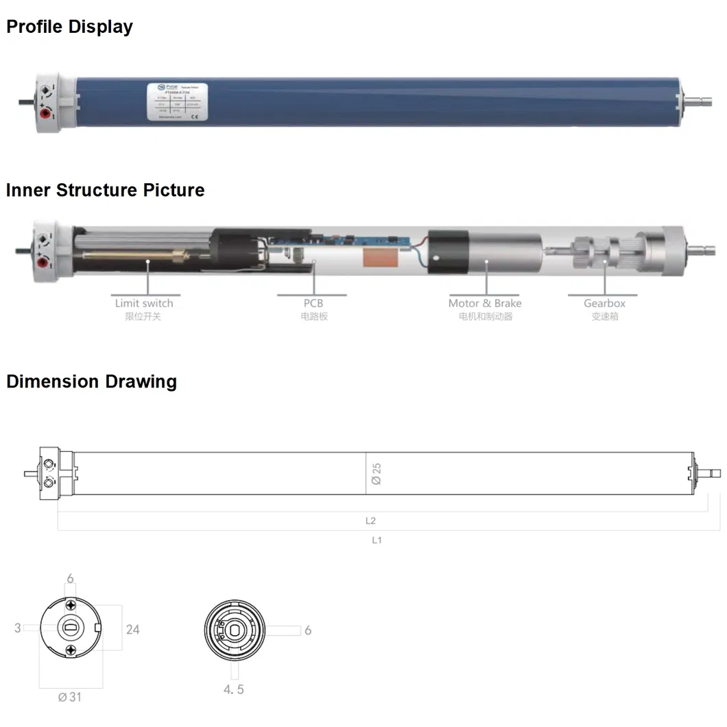 Tubular Motor Detailed View