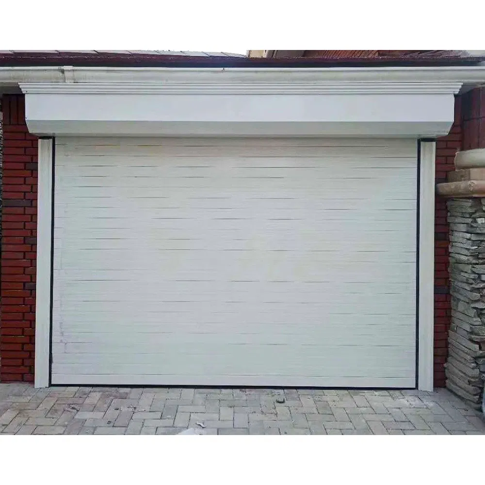 Commercial Sliding Thermal Insulated Industrial Roller Shutter Roll up Curtain PU Sandwich Panel Manual or Motor Driving Security Residential Metal Residential
