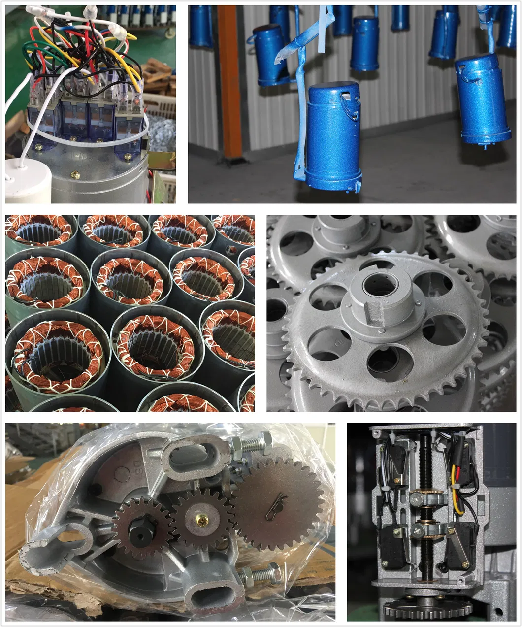 Detailed structure components of AC Roller Shutter Door Motor