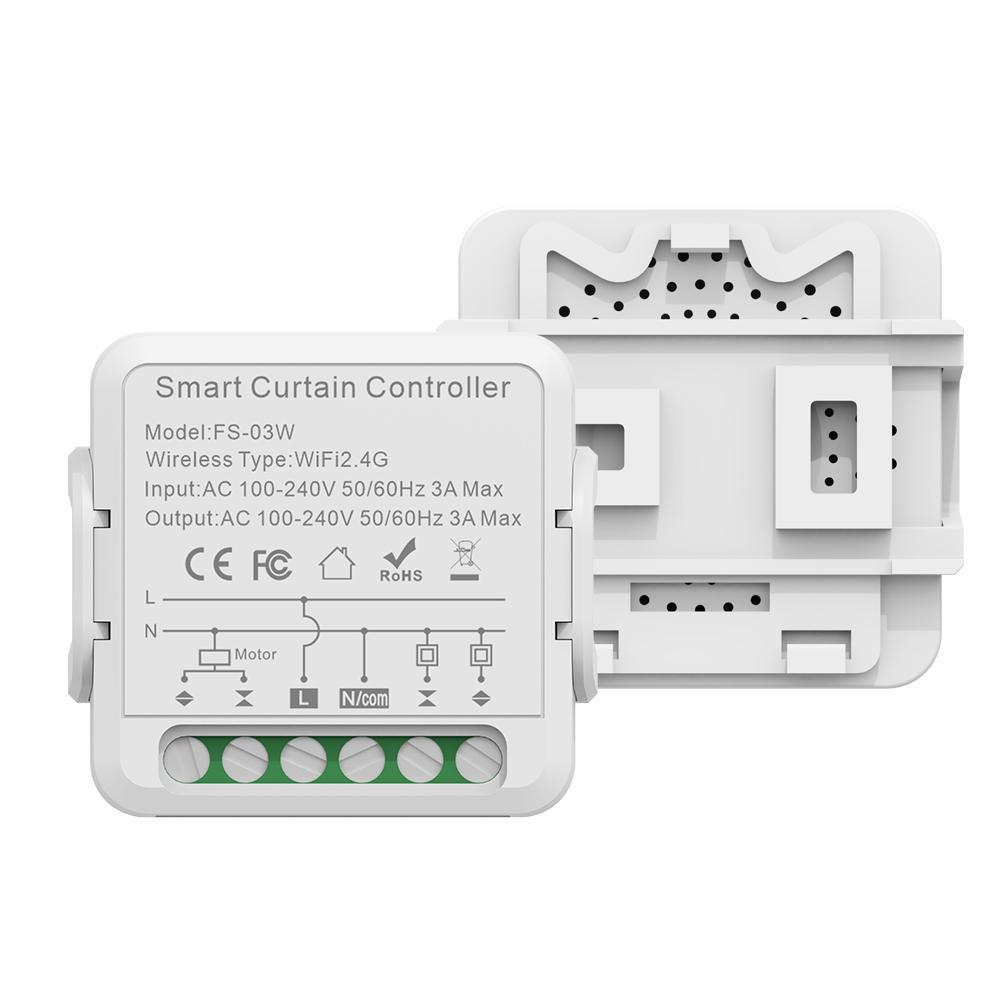 Mini Roller Shutter Rolling Motor Window Tuya Smart Life Smart Zigbee Curtain Switch for Google Home Amazon Alexa