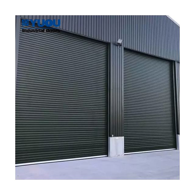 Windproof High Quality Delivery China Manufacturer Automatic Manual Stainless Steel Rolling Up Roller Shutter Door