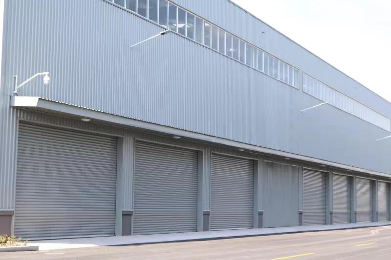 Modern Industrial Rolling Shutter Door Aluminum Steel Clean Glass Waterproof PVC Plastic Features Workshop Door Motor Indoor Use