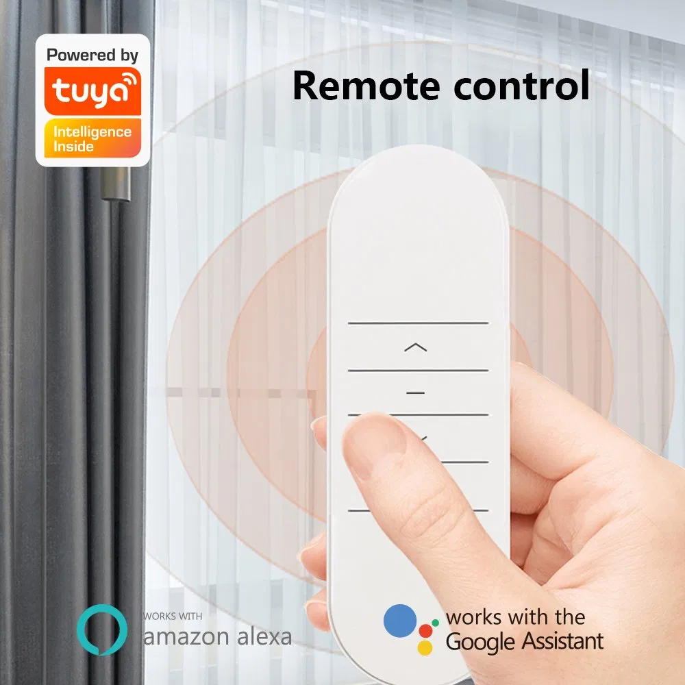 Tuya Smart Motorized Curtain Motor Customized DIY Track Electric Remote Control