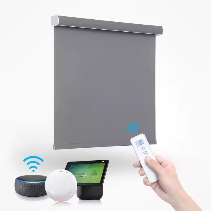 Office Intelligent Roller Shutter Automatic up and Down Operation Electric Shading Curtain Energy-saving Electric Roller Shutter