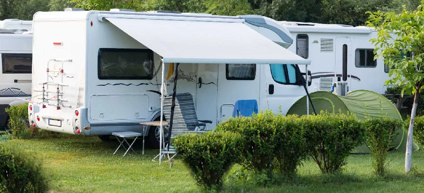DC RV Awning Motor Banner