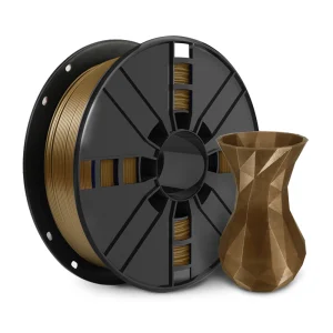 China 1.75mm 1kg Gold PLA 3D Printer Filament Manufacturer, Factory
