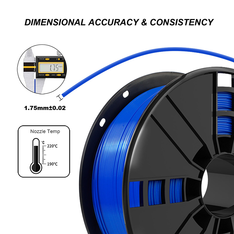 China 1.75mm PLA filament blue color Manufacturer, Manufacturers
