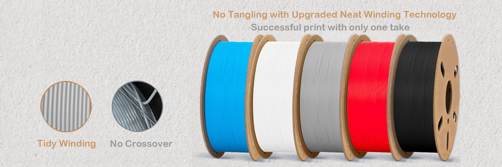 Torwell PLA Filament Vacuum Packaging