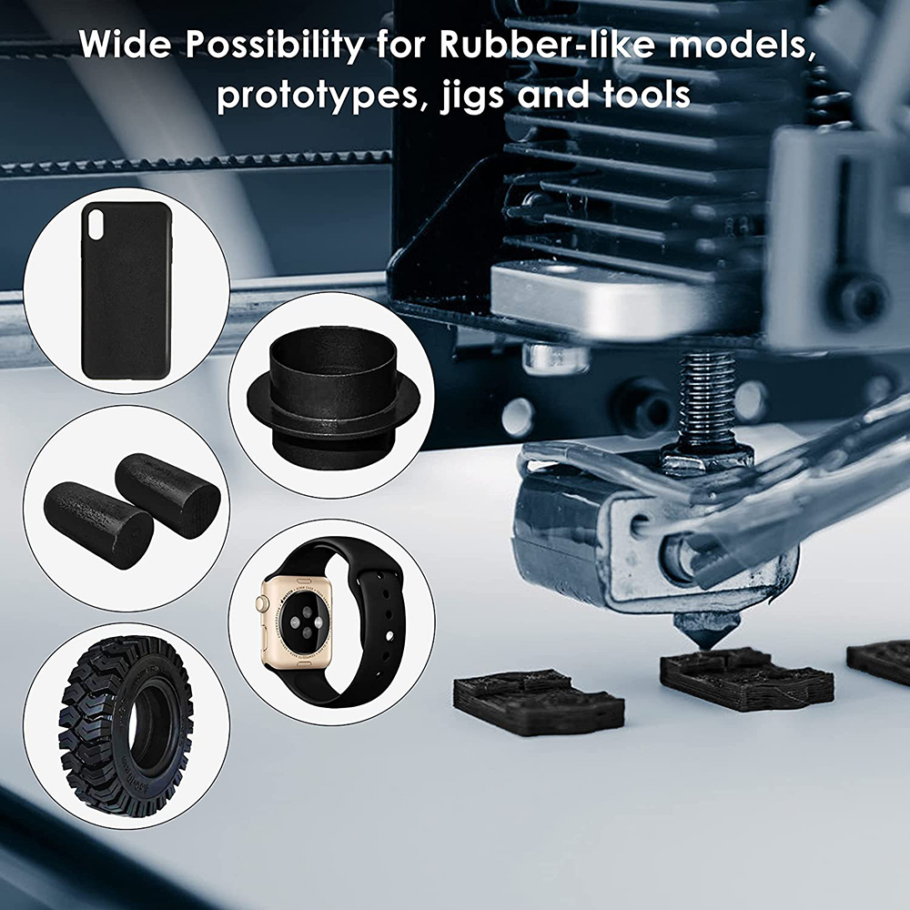 China Flexible 95A 1.75mm TPU filament for 3D printing Soft Material Suppliers, Factories