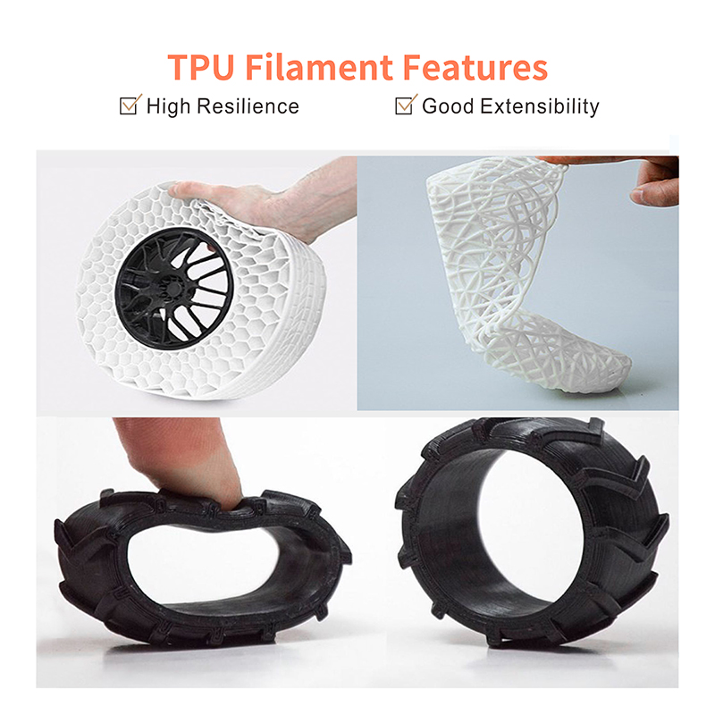 China TPU filament 1.75mm for 3D printing White Manufacturers, Supplier