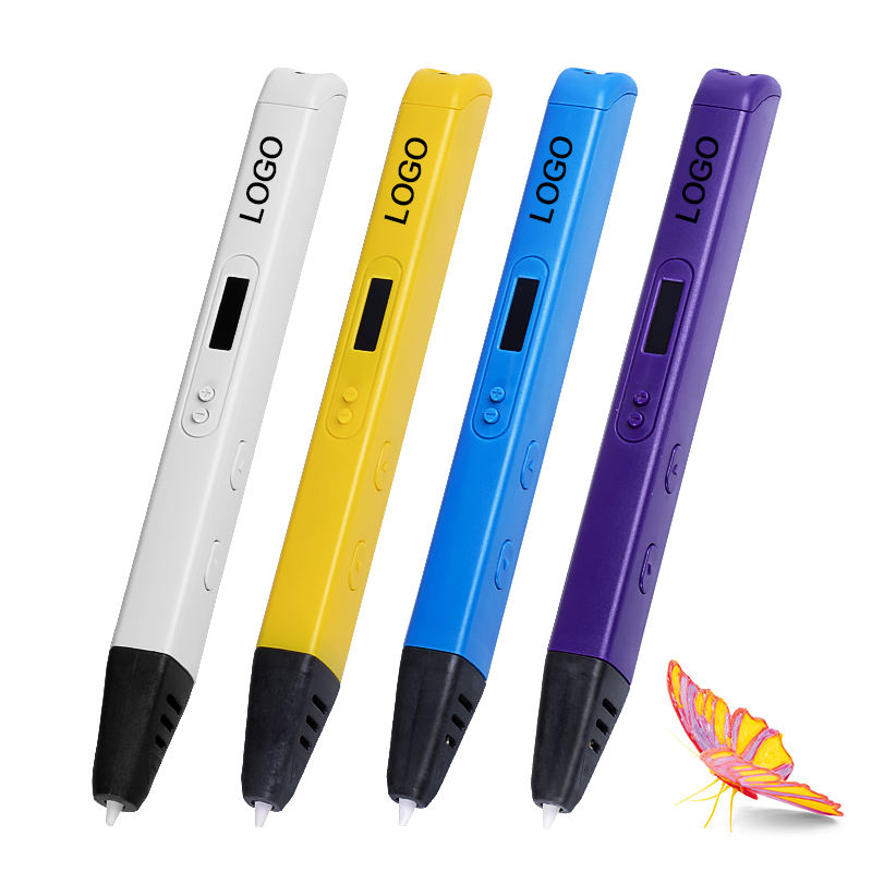 China 3D Printing Pen with Display - Includes 3D Pen, 3 Colors PLA Filament Manufacturers, Factories