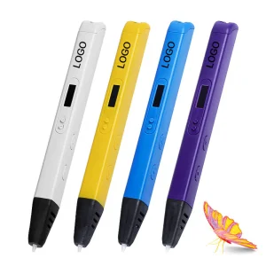 China 3D Printing Pen with Display - Includes 3D Pen, 3 Colors PLA Filament Manufacturers, Factories