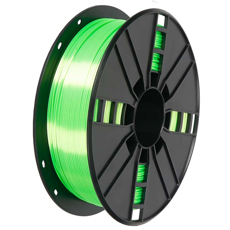 Wholesale Silk PLA 3D Filament 1KG green color Manufacturer, Supplier