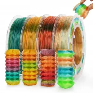TPU rainbow filament 1.75mm 1kg Shore 95A spool