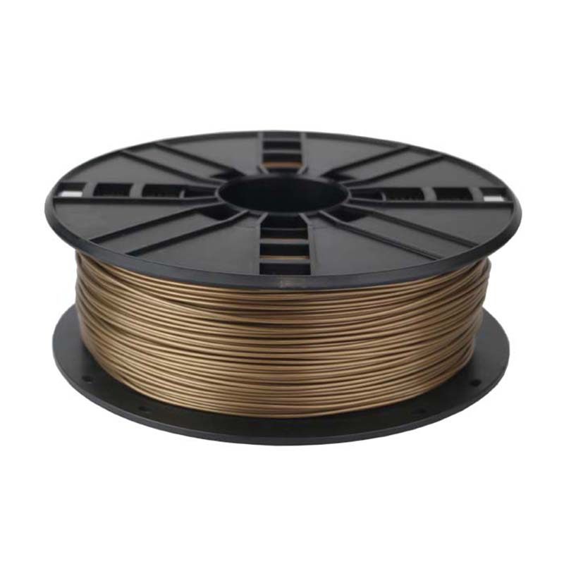 China 1.75mm 1kg Gold PLA 3D Printer Filament Manufacturer, Factory