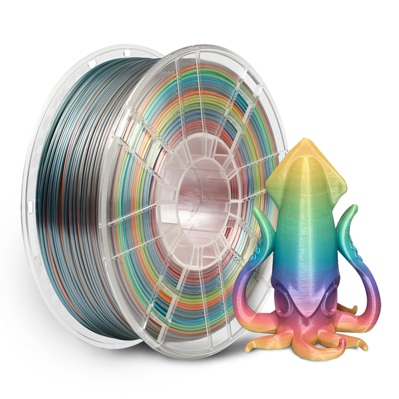 Wholesale PLA Silky Rainbow filament 3D printer Filament  Manufacturer, Supplier
