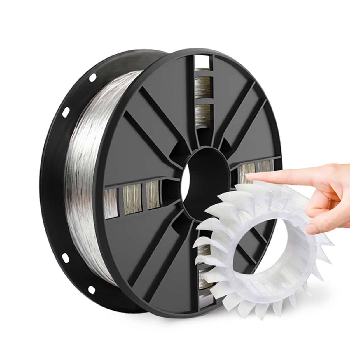 China TPU filament 1.75mm clear Transparent TPU Manufacturer, Suppliers